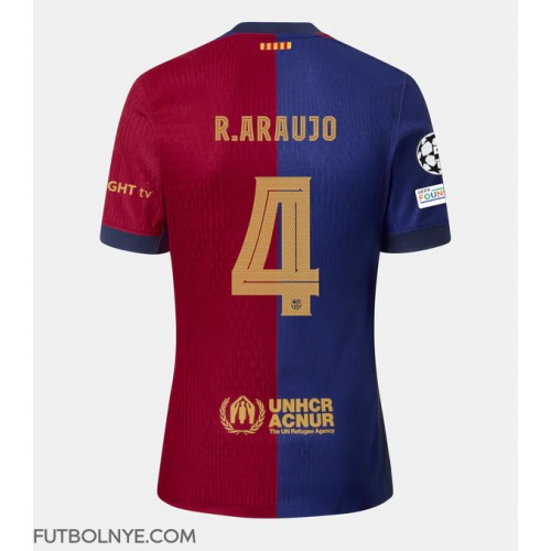 Camiseta Barcelona Ronald Araujo #4 Primera Equipación 2024-25 manga corta